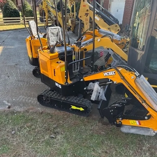 2024 VICSEC VC15 open cab mini excavator