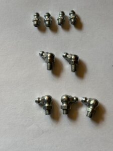 Grease zerk fittings for Terramite maintenance
